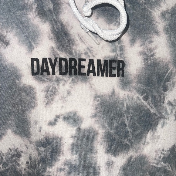 Bowery Daydreamer Grey Tie Dye Hoodwd Sweatshirt Hoodie size Small - Picture 2 of 3